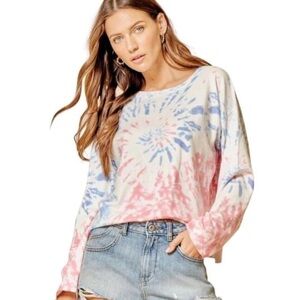 Andree Boutique Tie Dye Sweater Size Plus Size 1X NWT